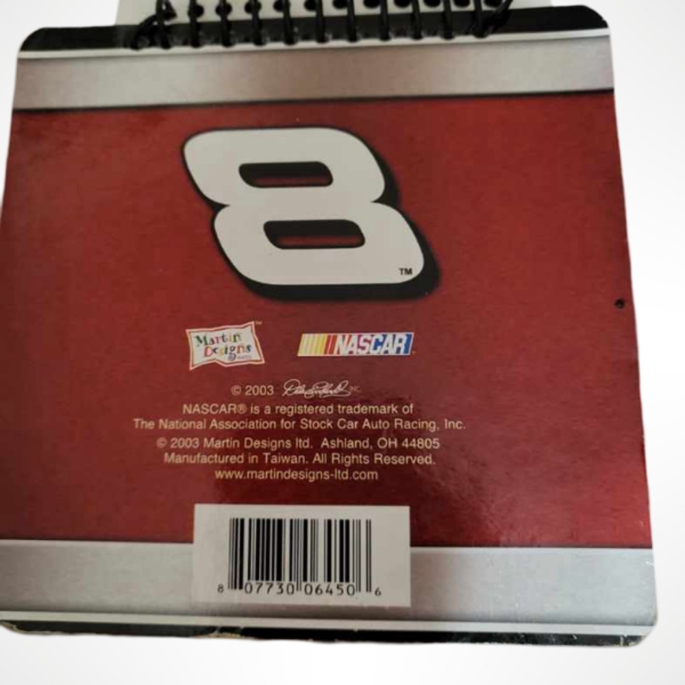 NASCAR Dale Earnhardt, Jr. #8 Spiral Bound Notebook - About 5 x 5 inches square